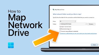 How to Map a Network Drive in Windows 11 [upl. by Mccormac]