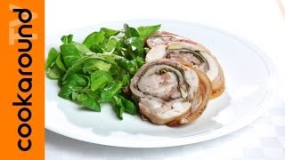 Coniglio porchettato  Come cucinare il coniglio in porchetta [upl. by Casmey]