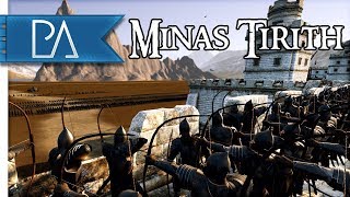 EPIC SIEGE OF MINAS TIRITH  Lord of The Rings  Total War Rise of Mordor Mod Gameplay [upl. by Sakiv]