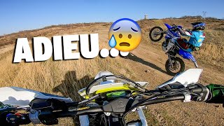 Ma dernière vidéo avec la HUSQVARNA 250 FE 🥲 [upl. by Bonni]