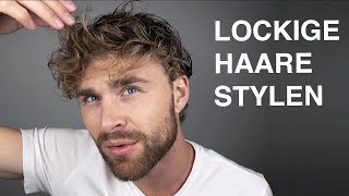 LOCKEN MACHEN MÄNNER ● Haarstyling TUTORIAL für Männer mit LOCKEN  DANIEL KORTE [upl. by Ajssatsan]