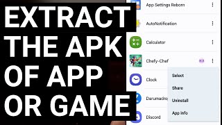 How to Extract the APK File of an Android Application or Game [upl. by Elaine]