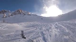 Mt Ogden bowl back into Snowbasin Resort [upl. by Kcirtap]