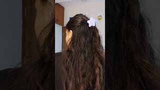 Frizzy hair cluture knot 🪢 hairstyle hair hairstyle hairtutorial hairhack ytshort [upl. by Betthezel]