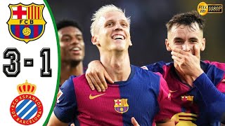 Barcelona vs Espanyol 31  All Goals amp Match Highlights  La Liga Showdown 2024 [upl. by Naerb]