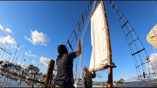 Salt amp Tar Ep172 Bending the Mizzen [upl. by Panthea119]