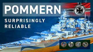 World of Warships  Pommern  Surprisingly Reliable [upl. by Britt]