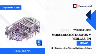 Webinar Modelado de Ductos y Rejillas en HVAC [upl. by Koziarz]