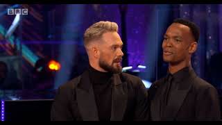 Strictly Come Dancing 2021 John Whaite and Johannes Radebe leave judg [upl. by Arramas]