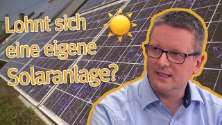 Was muss ich für meine SOLARANLAGE beachten 🤔  ENERGIE ist unsere Sache ☀ [upl. by Ree]