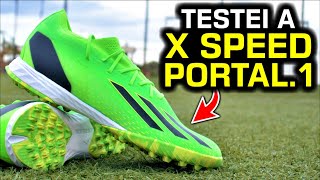 A MELHOR chuteira SOCIETY da Adidas 🤔  Teste chuteira society Adidas X SPEEDPORTAL1 TF [upl. by Einor]