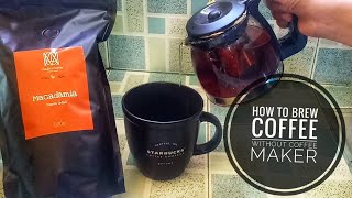 How to Brew Coffee without Coffee Maker Tagalog coffeelover [upl. by Viridis]