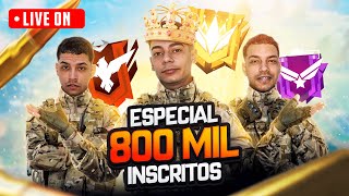 GÊMEOS FF AO VIVO 🖤 ESTAMOS QUASE ELITE 🖤 FREE FIRE MOBILE [upl. by Shellans]