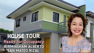 House Tour Ready for Occupancy Birmingham Alberto San Mateo Rizal [upl. by Atnas]