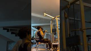 DAY 31100  Back workout in hostel gym  NIT Agartala [upl. by Atener783]