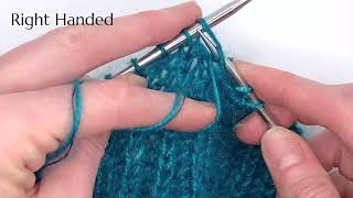 How to Work a Kinda Stretchy Bindoff Right Handed [upl. by Etyam]