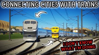 Using TRAINS to Connect Our CITIES in Cities Skylines 2  Economy 20  WPC 10 [upl. by Noislla]