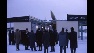 1962 BOT Visit To North Bay Military Base Canada Jet Plane Boeing CIM10 BOMARC missile [upl. by Mira]