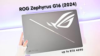 ROG Zephyrus G16 unboxing 2024 [upl. by Ettesyl]