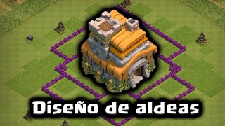 ALDEA DE AYUNTAMIENTO 7  Diseño de Aldeas  Clash of Clans con ThAlvaro845 [upl. by Enelak76]