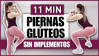 PIERNAS TONIFICADAS Y GLÚTEOS GRANDES  RUTINA DE EJERCICIOS EN CASA SIN PESAS  NatyGlossGym [upl. by Enoob517]