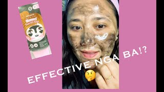 EFFECTIVE NGA BA ANG WATSON CHARCOAL PEEL OFF MASK [upl. by Annoit]