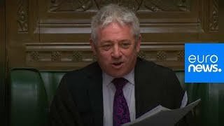 Watch John Bercow struggles to get order in the House of Commons [upl. by Gilboa]