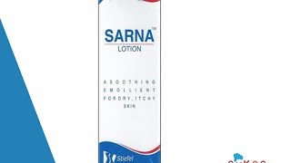 Sarna Emollient Lotion For Dry Skin  ClickOnCare [upl. by Grounds]