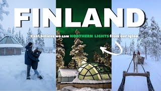 Bucketlist winter trip to Lapland  Glass Igloo Saariselka amp Helsinki Part  3 [upl. by Beal]