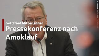 Pressekonferenz nach Amoklauf in Oberösterreich Gottfried Mitterlehner [upl. by Biagio]