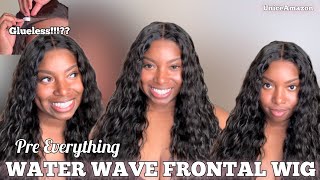 PRE EVERYTHING WATER WAVE FRONTAL WIG  Prefect for the Summer  Unice Amazon [upl. by Hanny]