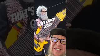 Elwood Francis of ZZ Top explains his Crazy 17 string Bass [upl. by Retsbew]