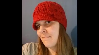 How to Crochet a Hat  Newsboy Hat Tutorial [upl. by Emelia]