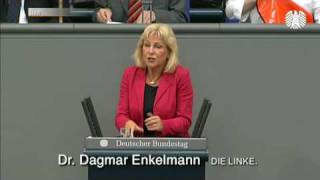 Dagmar Enkelmann DIE LINKE Parlament erneut zur Abstimmungsmaschinerie degradiert [upl. by Ainirtak499]