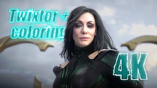 Hela in Thor Ragnarök 4K Twixtor Scenepack with Coloring for edits MEGA [upl. by Pierce]