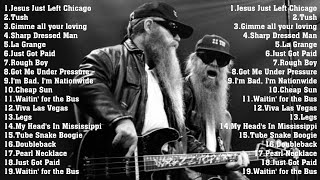 ZZ TOP Greatest Hits Full Album Ever💚💛❤️🙏✊✌️♥️🌟🦁📀 bluesrock zztop music rocknroll [upl. by Yramanna]