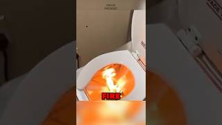 A FirePowered Toilet 🚽 🔥 😮 [upl. by Forrer]