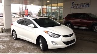 2012 Hyundai Elantra Limited  In Depth Walk Around  Sherwood Park Hyundai [upl. by Otecina]