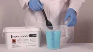 How to mix  prepare PERAsafe Sterilant powder [upl. by Ashley]