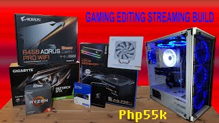 Aorus B450 Pro WiFi Ryzen 5 3600 GTX1660s gaming oc Aorus Memory 3600MHz Aorus NVMe Gammaxx GTE V2 [upl. by Latia]