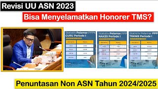 Revisi UU ASN 2023 Bisa Menyelamatkan Honorer TMS Nasib Honorer TMS dan Tidak Submit PPPK 2024 CEK [upl. by Leorsiy]