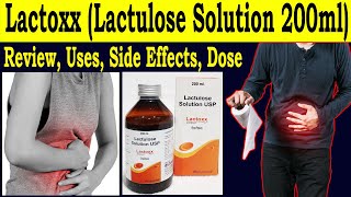 Lactose Solution Usp 200ml for constipation  Review Lactoxx syrup for constipation  uses Dsoe [upl. by Annoda456]