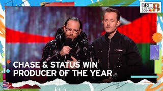 Legendary Duo Chase amp Status Win Producer of the Year  The BRIT Awards 2024 [upl. by Dat]