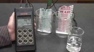 HI 9026 pH Meter Calibration [upl. by Atterahs]