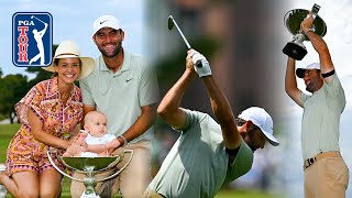 Every shot from Scottie Scheffler’s win at TOUR Championship  2024 [upl. by Adnauqal]