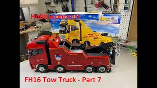 Tamiya 114 Volvo FH16 Tow Truck Build  Part 7 Final [upl. by Anidem696]