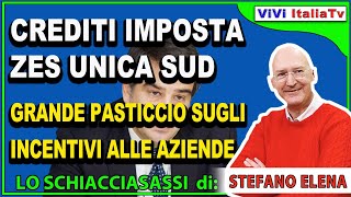 Credito di imposta Zes Unica del mezzogiorno ridotto il contributo tra lira delle imprese [upl. by Houghton746]