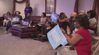 VP Kamala Harris line sisters host watch party ahead of presidential debate against Trump [upl. by Queen]