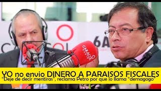 FUERTE entrevista PETRO ARIZMENDI  quotNo mientaquot  quotNo envió dinero a PARAISOS FISCALESquot [upl. by Slyke]