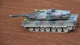 Revell Control 24214  Ready to ride Tank Leopard 124 [upl. by Center]